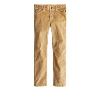 J. Crew Boys' Stretch Fit Khaki Corduroy Pant